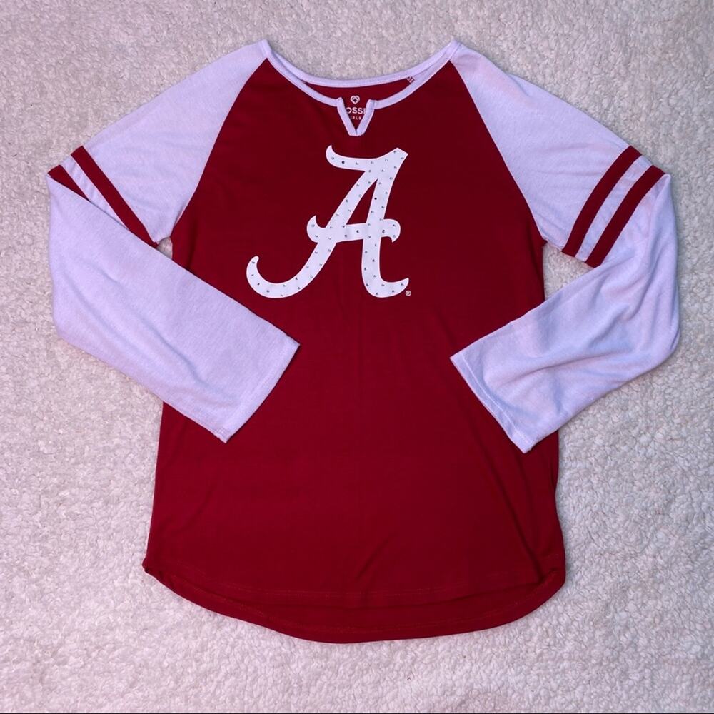 Colosseum Long Sleeve Alabama Tee Large 10-12